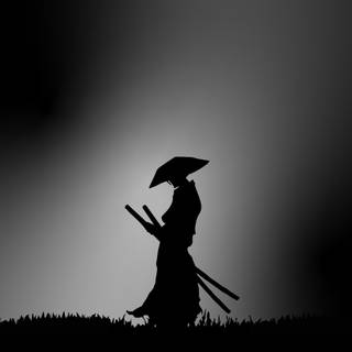 White samurai 4k wallpaper