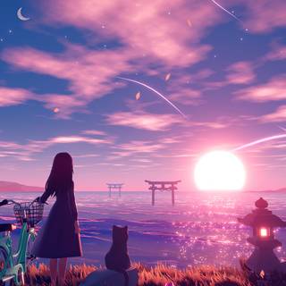 Sunrise PC 4k wallpaper