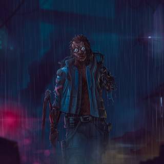 4k Cyberpunk boy wallpaper