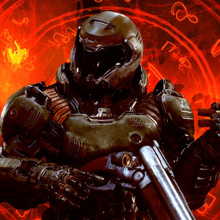 Doom Slayer 4k wallpaper