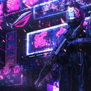 4k Cyberpunk boy wallpaper