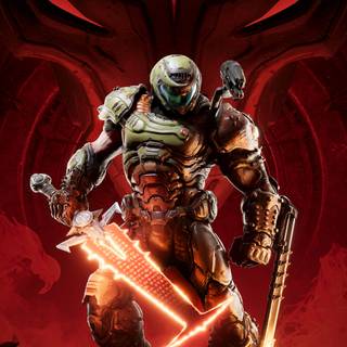 Doom Slayer 4k wallpaper