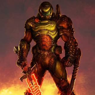 Doom Slayer 4k wallpaper