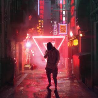 4k Cyberpunk boy wallpaper