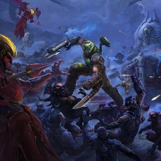 Doom Slayer 4k wallpaper