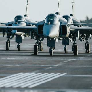 Saab JAS 39 Gripen phone wallpaper