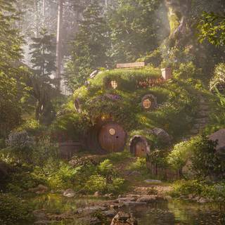 The Shire iPhone wallpaper