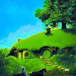 The Shire iPhone wallpaper