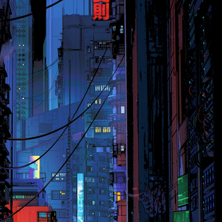 Phone 4k Cyberpunk wallpaper