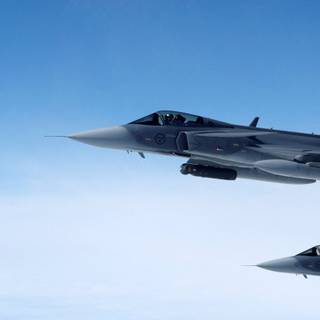 Saab JAS 39 Gripen phone wallpaper
