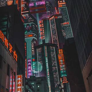 Phone 4k Cyberpunk wallpaper