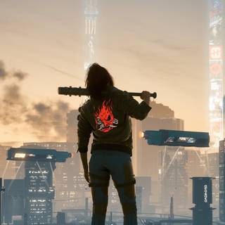 Phone 4k Cyberpunk wallpaper