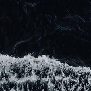 Dark ocean iPhone wallpaper