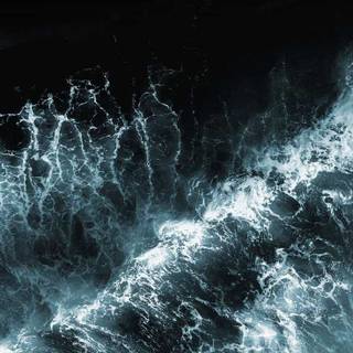 Dark ocean iPhone wallpaper