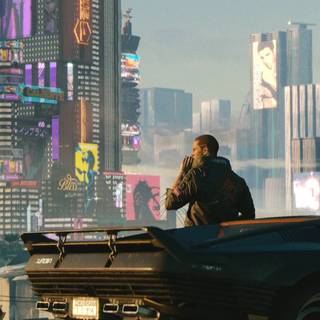 Phone 4k Cyberpunk wallpaper