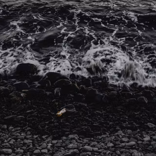 Dark ocean iPhone wallpaper