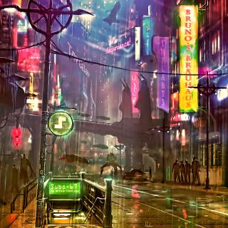 Phone 4k Cyberpunk wallpaper