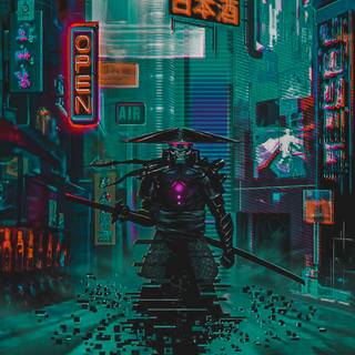 Phone 4k Cyberpunk wallpaper