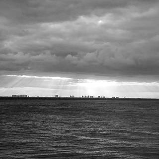 Dark ocean iPhone wallpaper