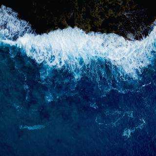 Dark ocean iPhone wallpaper