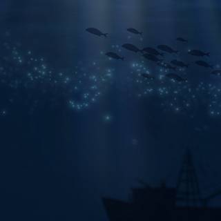 Dark ocean iPhone wallpaper