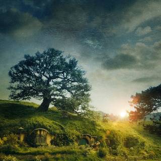 The Shire iPhone wallpaper