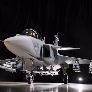 Saab JAS 39 Gripen 4k wallpaper
