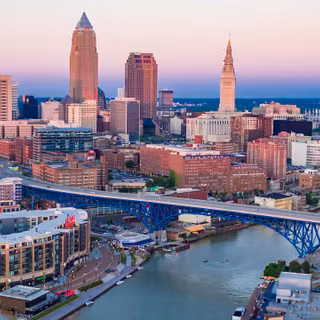 Cleveland skyline wallpaper