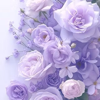iPhone purple flower wallpaper