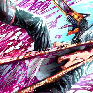 Denji desktop wallpaper