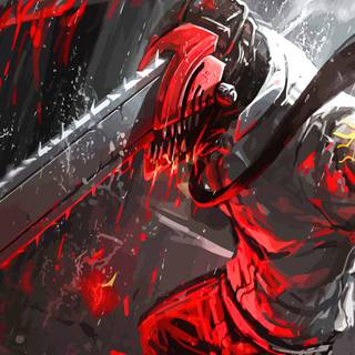 Denji desktop wallpaper