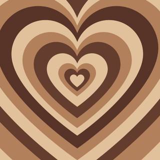 Heart aesthetic desktop wallpaper