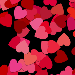 Heart aesthetic desktop wallpaper