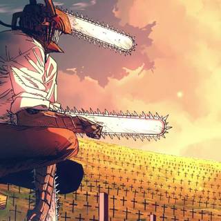 Denji desktop wallpaper