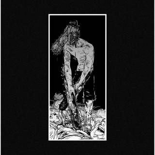 Chainsaw Man black and white wallpaper