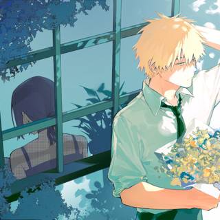 Denji desktop wallpaper