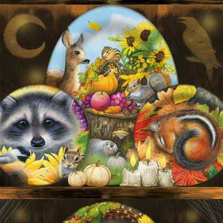 Halloween animals desktop wallpaper