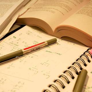 Aesthetic study desktop wallpaper