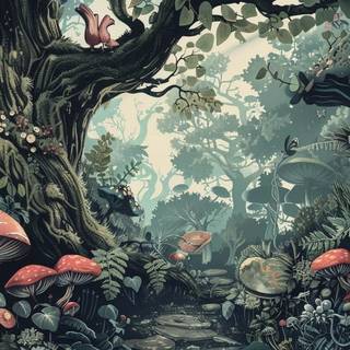 Goblincore desktop wallpaper