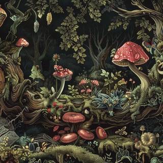 Goblincore desktop wallpaper