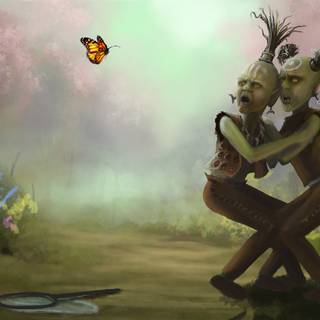 Goblincore desktop wallpaper