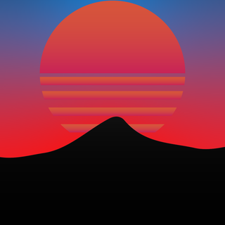 Synthwave mobile wallpaper
