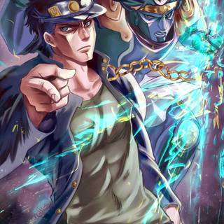 Jotaro mobile wallpaper