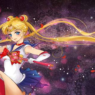 Dark Sailor Moon desktop wallpaper