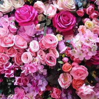 Fresh flowers wallpaper