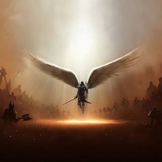 Holy angel wallpaper