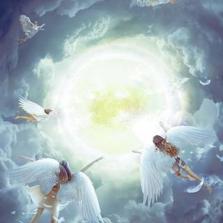 Holy angel wallpaper