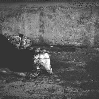 Homeless man wallpaper