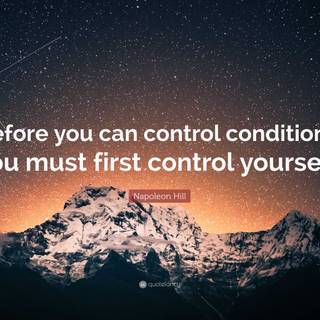 Control yourself wallpaper
