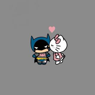 Hello Kitty Batman wallpaper